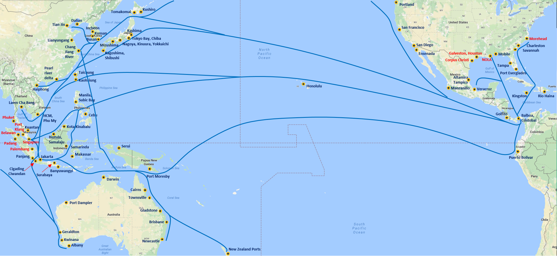 trans pacific voyage